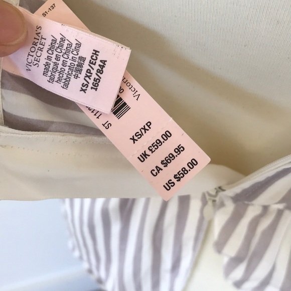 NWT Victoria’s Secret striped shirt- XS - Picture 3 of 7